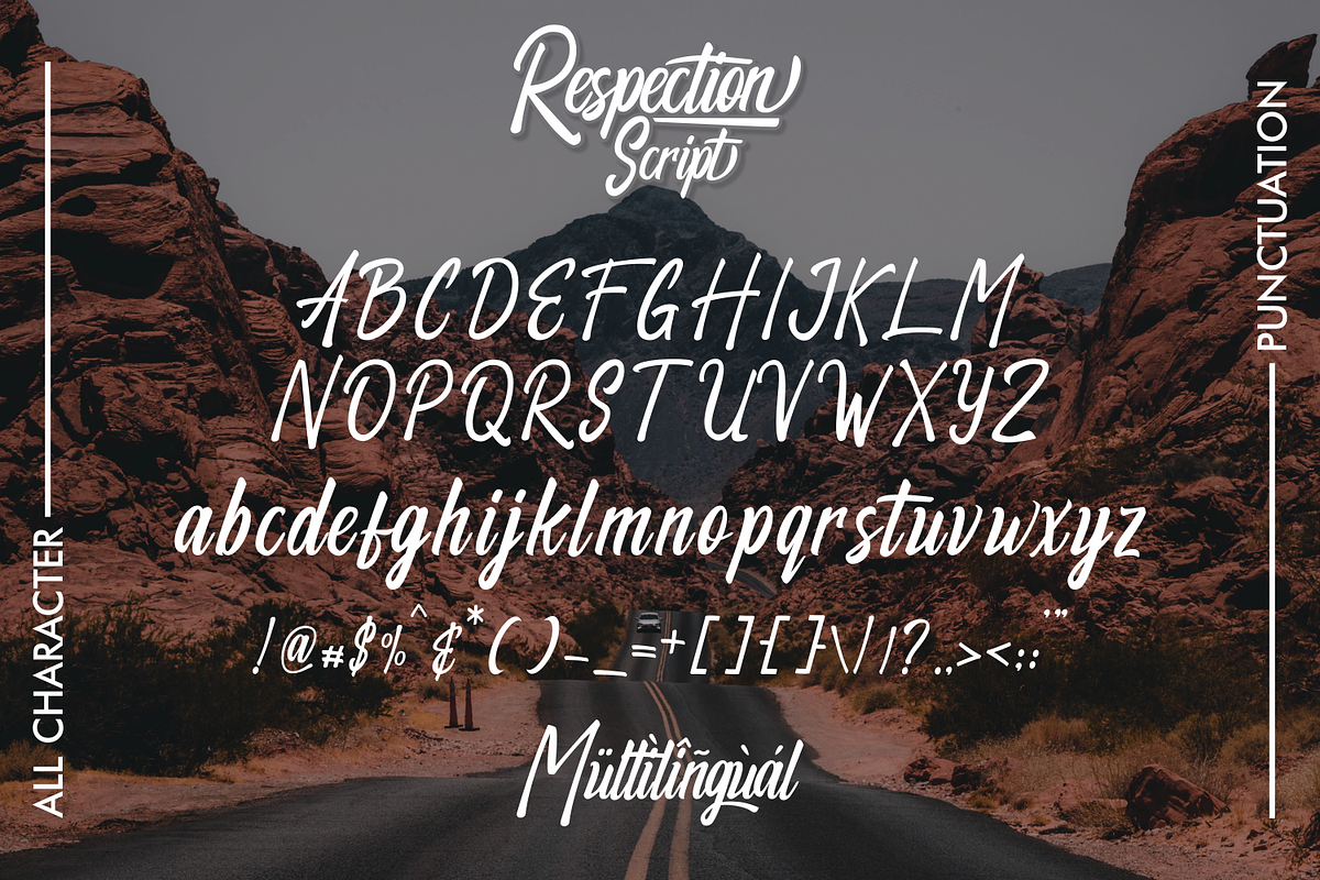 Respection Script, a Script Font by Fachranheit Studio (Photo 8 of 9)
