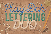 Play-Doh Lettering Duo, a Graphic by TVartworks (Thumbnail 1 of 10)