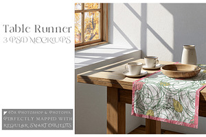 Table Runner Mockups