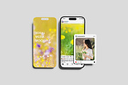 Social Media Mockup, an iPhone Mockup by seramoe (Thumbnail 2 of 5)