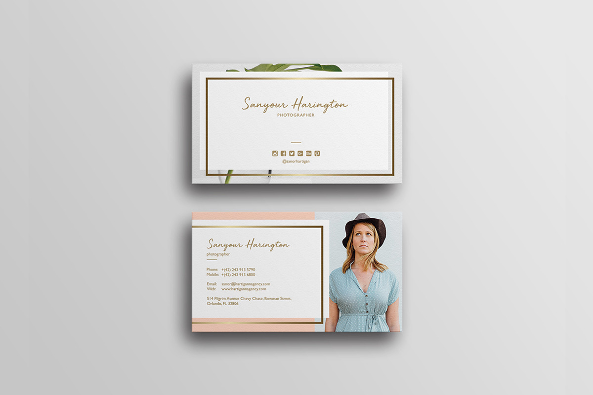 Stylish Photography Business Card, a Business Card Template by GraphicsEgg (Photo 1 of 3)