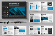 Professional Brand Proposal Brochure, a Brochure Template by ContestDesign (Thumbnail 1 of 5)