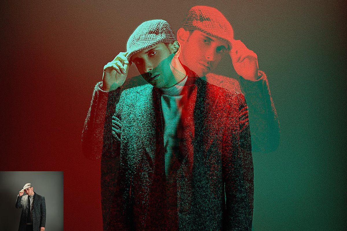 Double Exposure Art Photoshop Action, a Brushes & More by Studio Retouch (Photo 11 of 11)