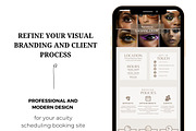Acuity Scheduling design template, a Websites & App Template by Foedesigner (Thumbnail 3 of 5)
