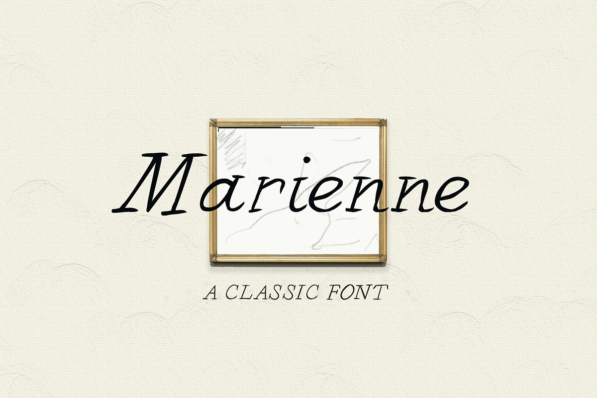Marienne Font, a Slab Serif Font by Studio Inklin (Photo 1 of 5)