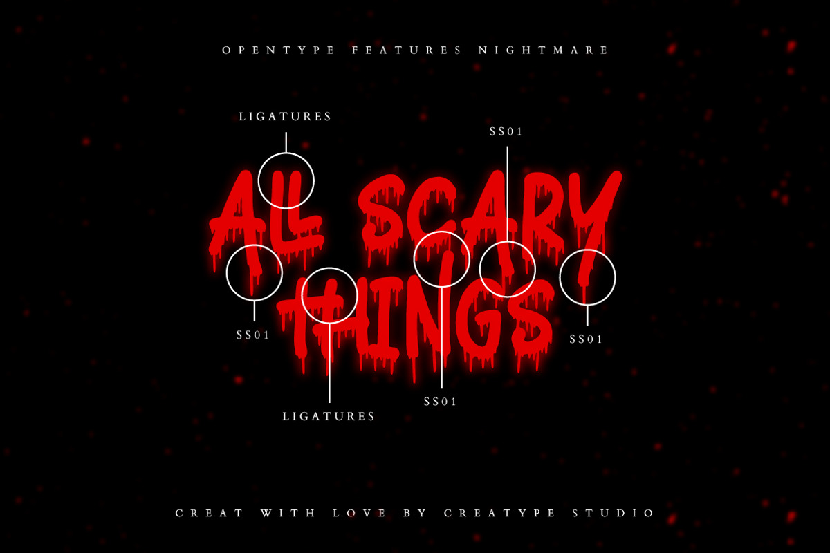 Nightmare Thriller Business Font, a Font by Creatype Studio (Photo 3 of 9)