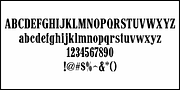 News Article JNL, a Slab Serif Font by Jeff Levine Fonts (Thumbnail 3 of 5)