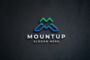 Geometric Mountain Letter M Logo, a Branding & Logo Template by Design_Planet (Thumbnail 2 of 2)