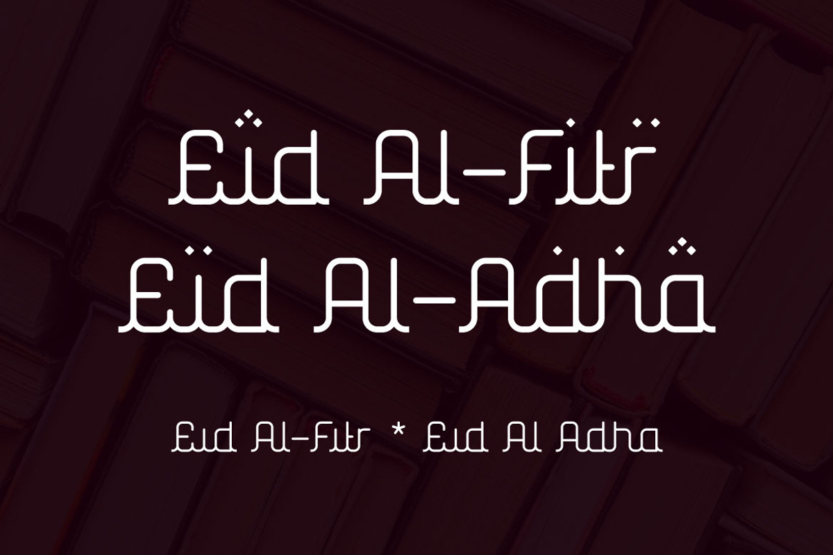 Zaenudin - Arabic Display Font, a Sans Serif Font by Mightyfire (Photo 3 of 3)