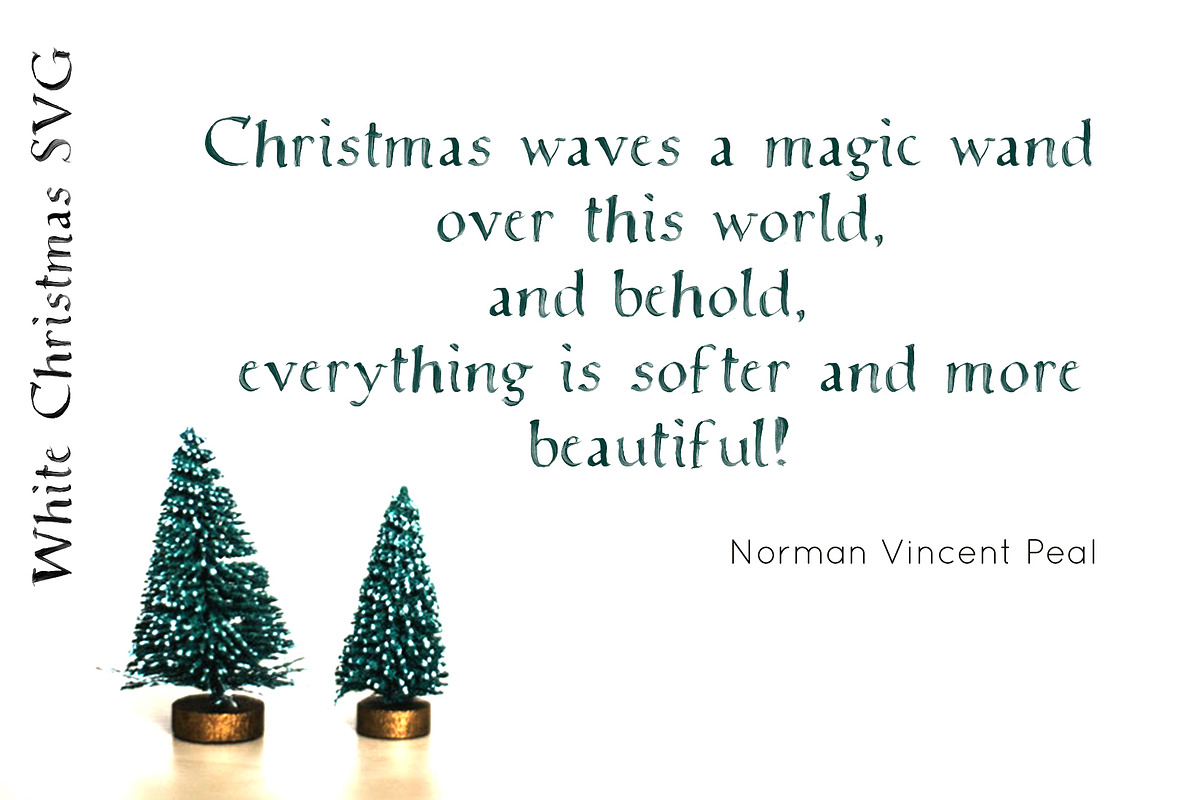 White Christmas SVG Font, a Font by Anna Zakharchenko (Photo 9 of 12)