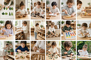 Montessori Play Stock Photo, a School & Education Photo by Selenique Studio (Thumbnail 9 of 11)