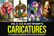 428 Prompts for Caricatures Vol 2, an Illustration by Sevenstyles (Thumbnail 1 of 13)