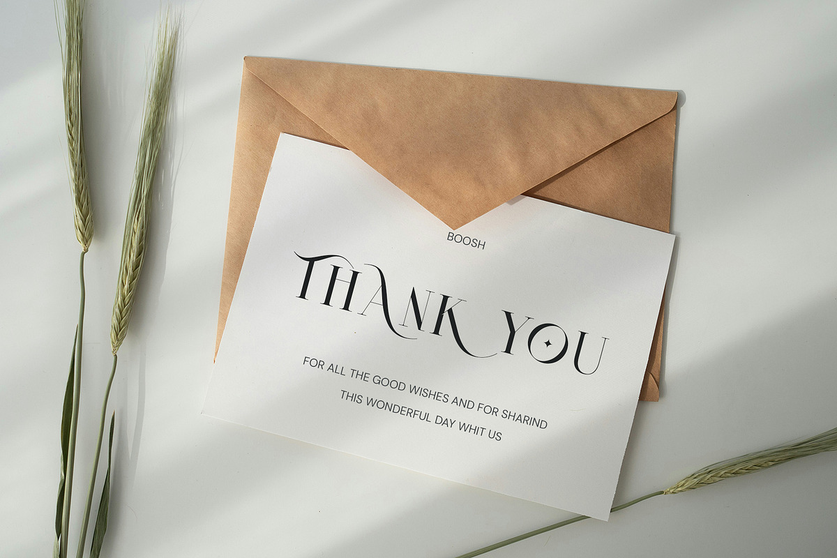 QHARO - Elegant & Luxury, a Serif Font by BOOSH Studio (Photo 14 of 14)