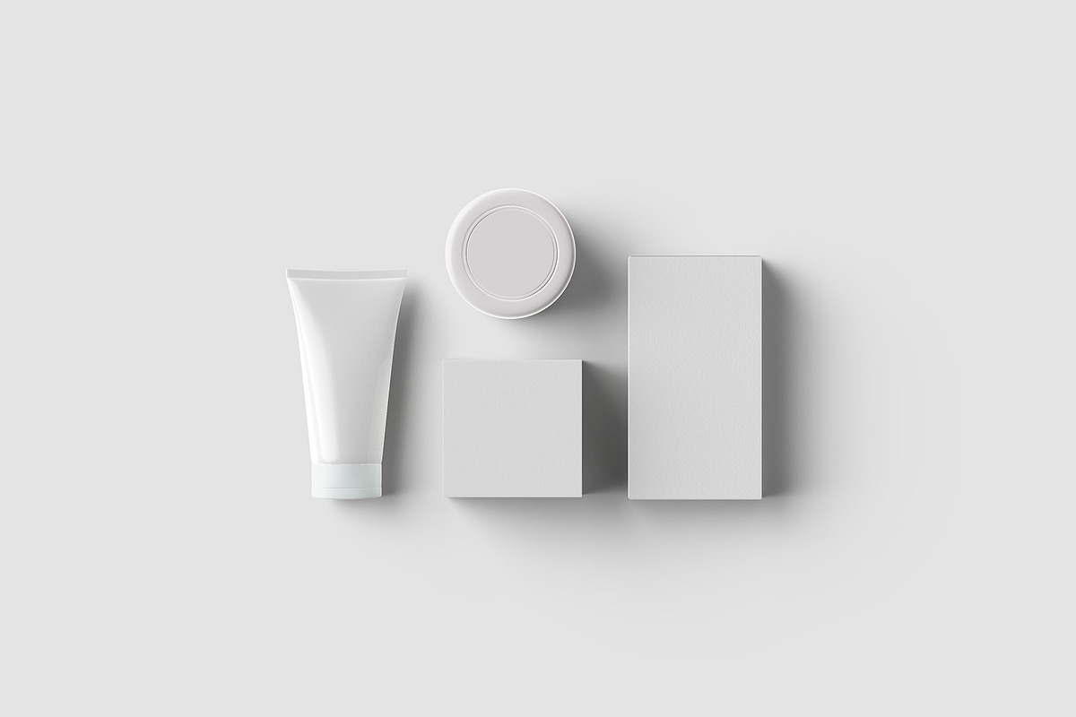 Cosmetic Set Mockups v2 - 8 views, a Packaging Mockup by Illusiongraphic (Photo 11 of 14)