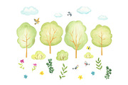 Big set watercolor walking people., a Sport Illustration by Kattarina Po (Thumbnail 3 of 6)