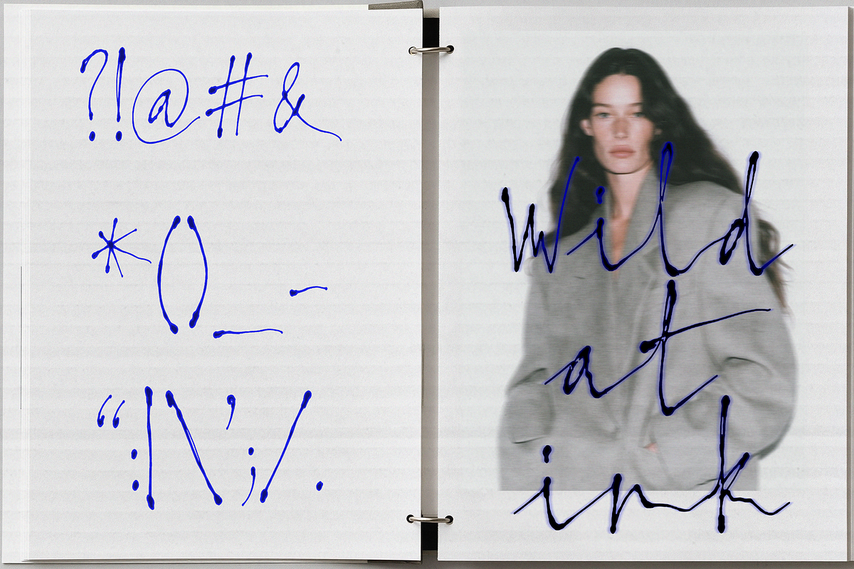 Wild at Ink - Liquid Ink Fonts, a Handwritten Font by Lilithcollageart (Photo 9 of 11)