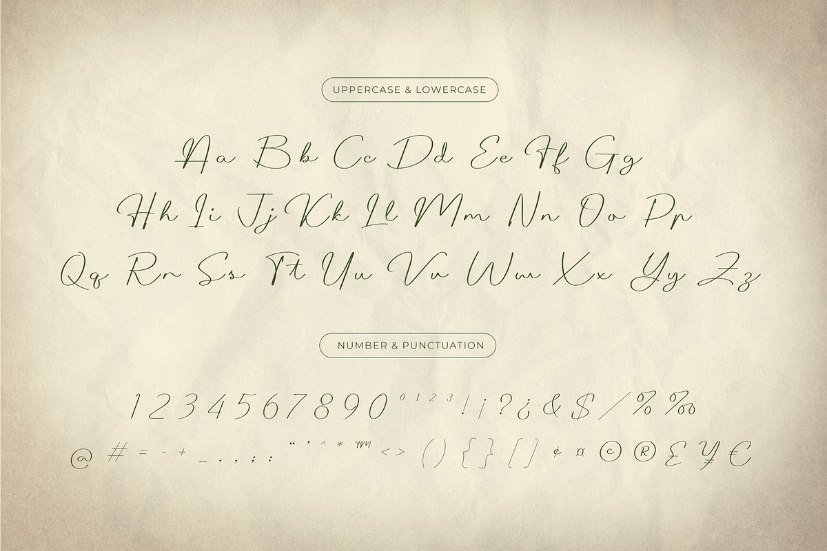 Florelie – Modern Calligraphy Script, a Script Font by Krismagraph (Photo 10 of 10)