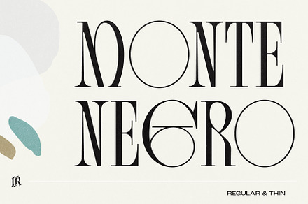 Monte Negro | Display Serif