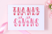 Floria – Floral Decorative Font, a Symbol Font by AnningArts (Thumbnail 2 of 7)