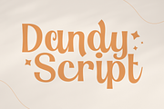 Dandy Script Typeface, a Script Font by HipFonts (Thumbnail 1 of 10)