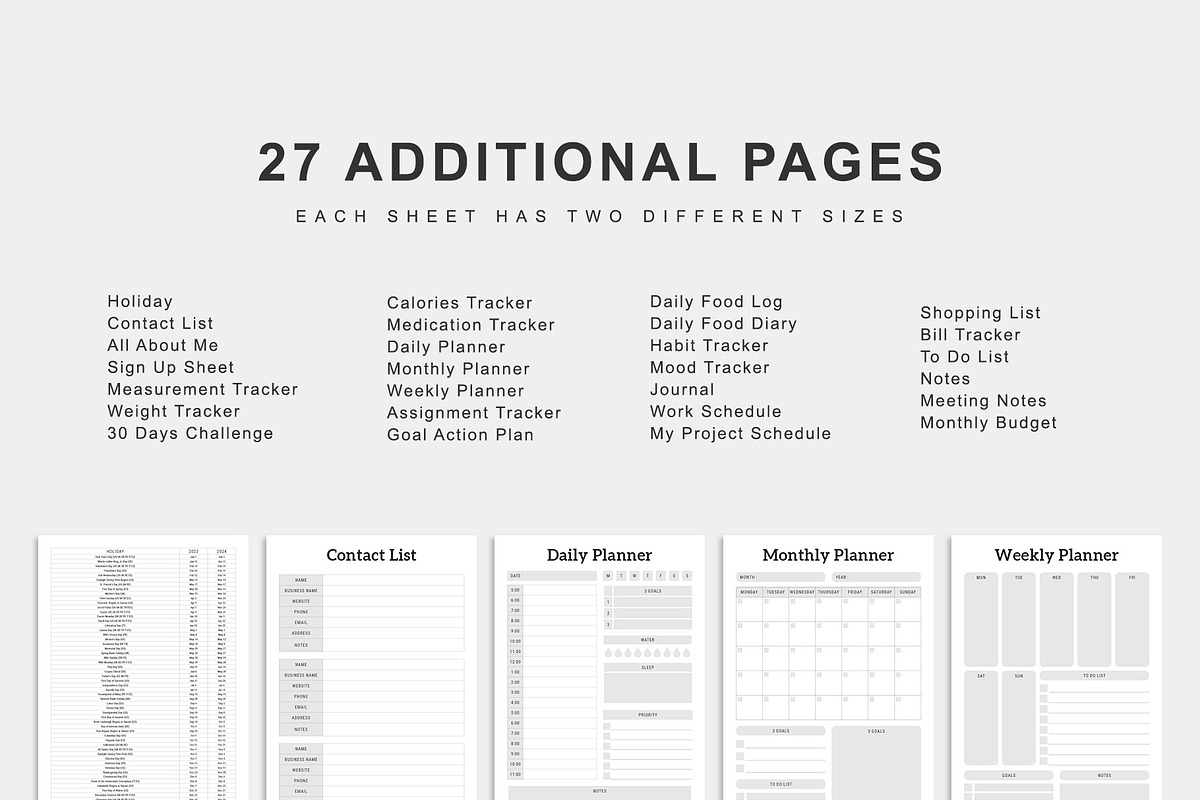 Ultimate Planner Bundle Pack 2026-29, a Stationery Template by MNT-Creator (Photo 5 of 11)