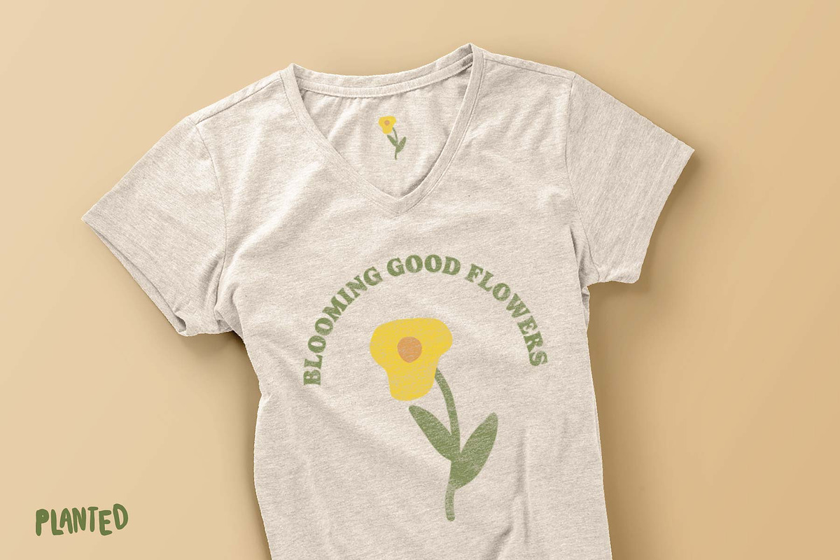 Planted Flower Sun Illustrations, a Solid Icon by CreativeWilderness (Photo 5 of 13)