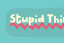 Stupid Thing font