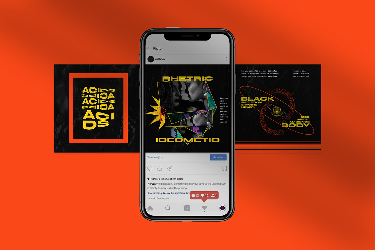 Darker Puzzle Instagram Feed, a Social Media Template by Azruca (Photo 3 of 6)
