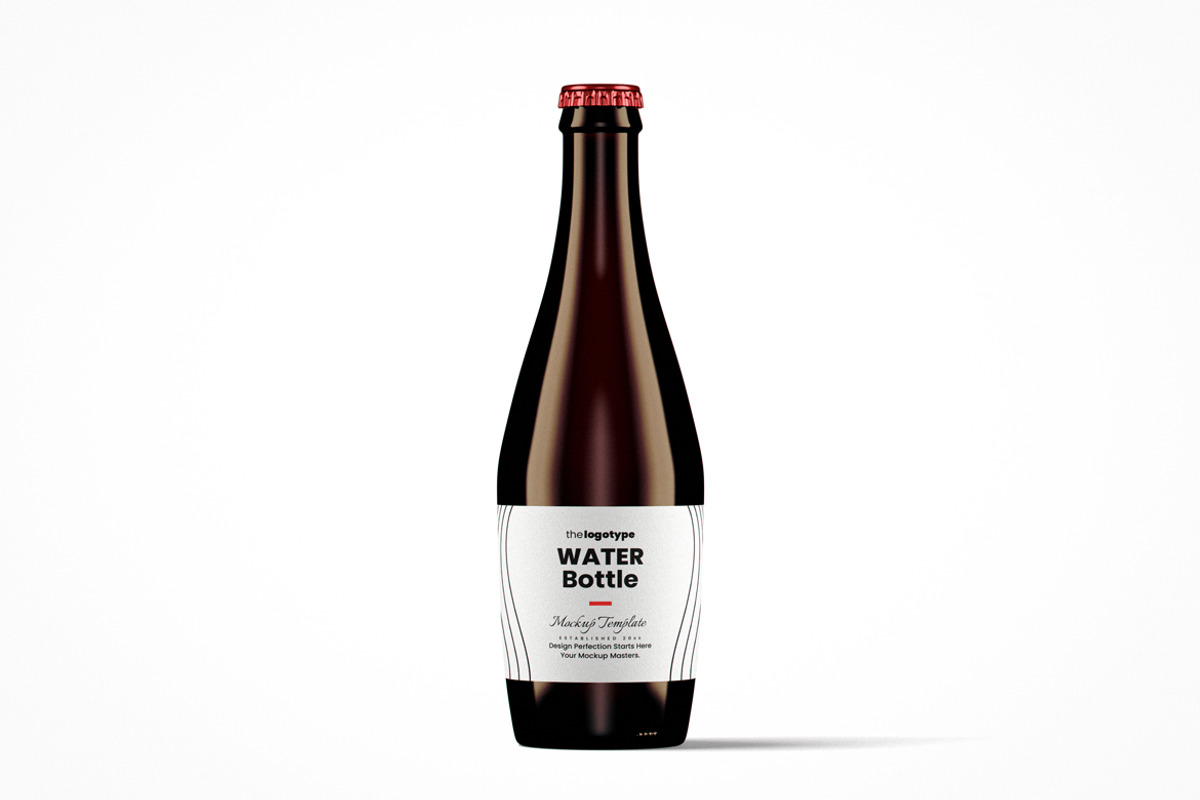 Classy Water Bottle Mockup Pack, a Packaging Mockup by Designer Dude (Photo 4 of 6)