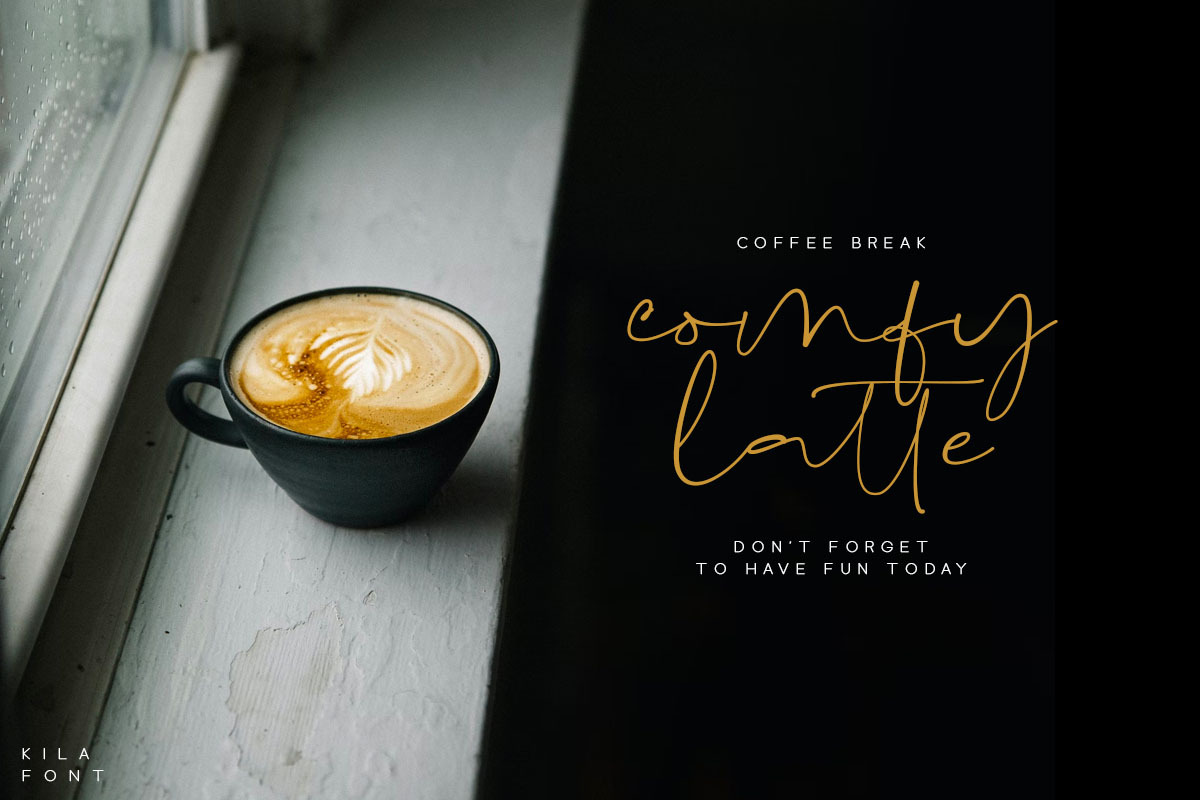 Kila Script, a Script Font by vuuuds (Photo 7 of 8)