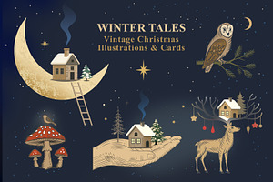 Vintage Christmas Illustrations