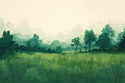 Painted Artistic Landscape Bundle, a Background Photo by M9 Design (Thumbnail 15 of 15)