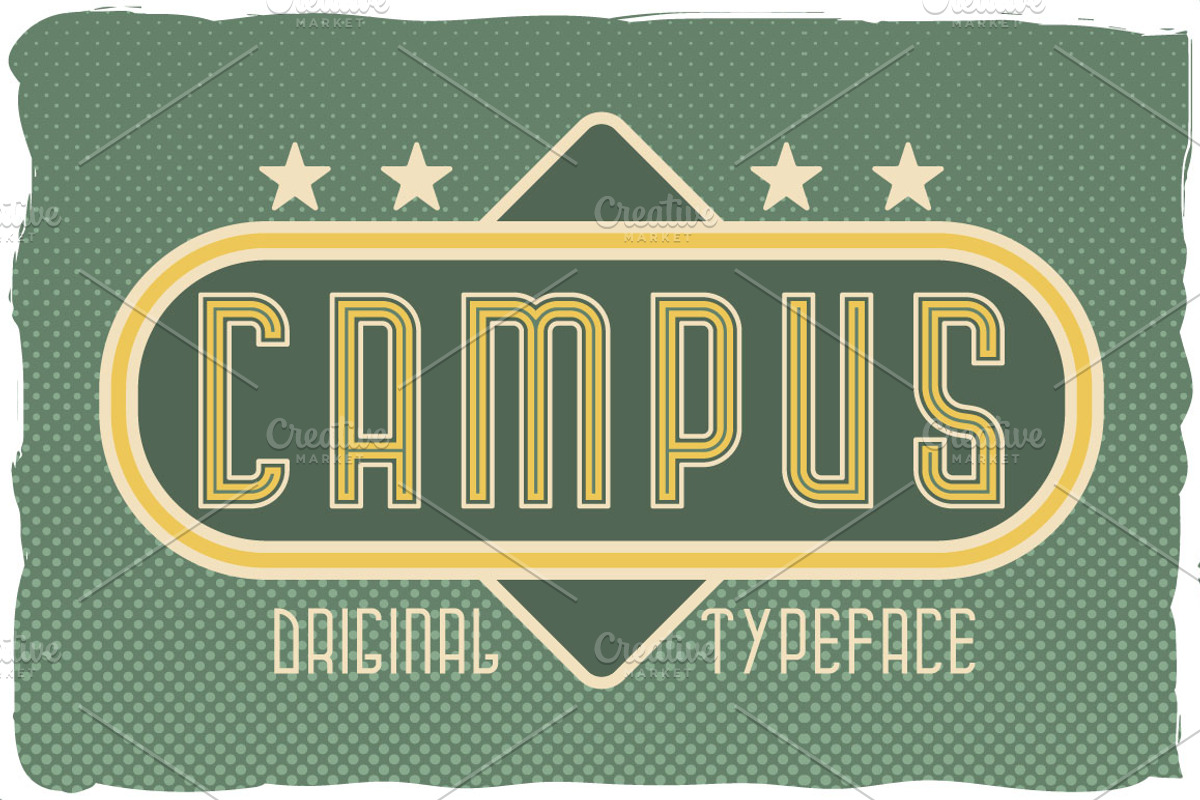 Campus font + quotation
