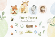 Furry Forest Collection, an Animal Illustration by StarJam (Thumbnail 3 of 6)