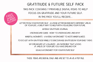 Gratitude - Printable Planner