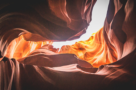 Lower antelope containing red, permit, and reservation