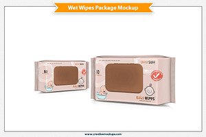 Wet Wipes Package Mockup