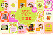 Got that vibe Post Templates, a Social Media Template by Hell Yeah Designs (Thumbnail 1 of 8)