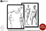 Procreate, The female body, a Brush Add-On by Studio.Valhalla (Thumbnail 3 of 5)