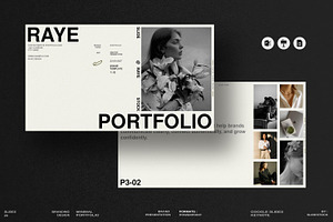 RAYE | Brand Portfolio Template