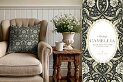 Arts & Crafts Floral Patterns Black, a Pattern Graphic by Eclectic Anthology (Thumbnail 8 of 10)