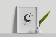 Mystical Moon and Stars, a Graphic by Svetlana Avv (Thumbnail 6 of 7)