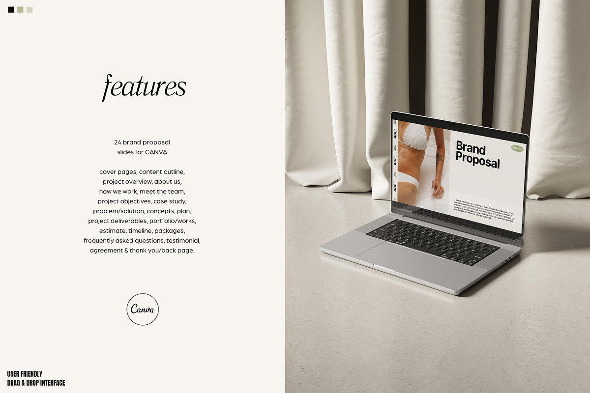 ADE / Brand Proposal, a Presentation Template by Wildnun Studio (Photo 3 of 16)