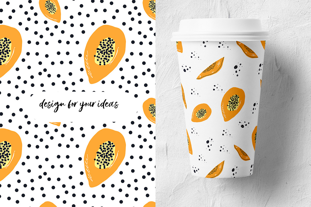 Seamless patterns JUNGLE collection, a Pattern Graphic by SketchCliparts (Photo 5 of 7)