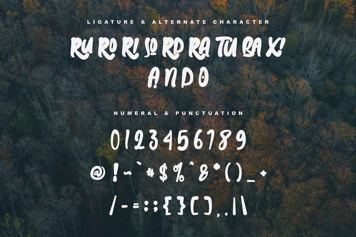 Baxia Jord Modern Display Font, a Handwritten Font by Maulana Creative (Photo 5 of 8)