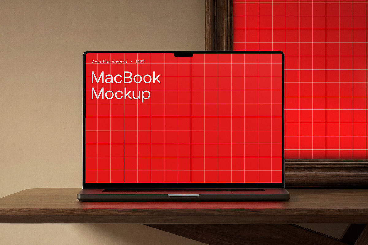 MacBook M27, a Mac Mockup by Asketic (Photo 3 of 4)