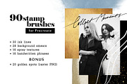 Procreate Stamp Brushes Bundle 2020, a Brush Add-On by Struvictory.art (Thumbnail 29 of 36)