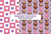 Bookish Valentine Seamless Patterns, a Pattern Graphic by Alanna Messina Design Co (Thumbnail 3 of 8)