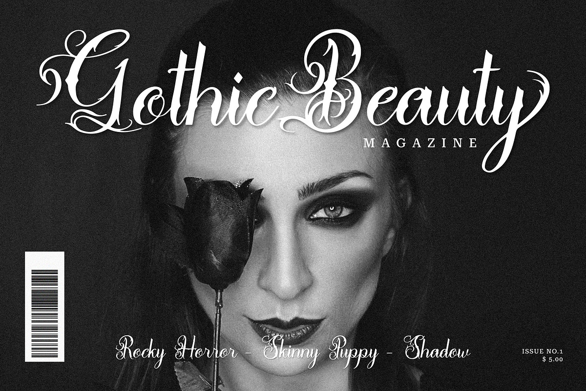 Ettolny Fullkit | Tattoo Script Font, a Script Font by Denustudios (Photo 3 of 13)