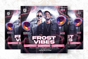 Frost Vibes Party Flyer Design, a Flyer Template by Shajib Shikder (Thumbnail 2 of 2)